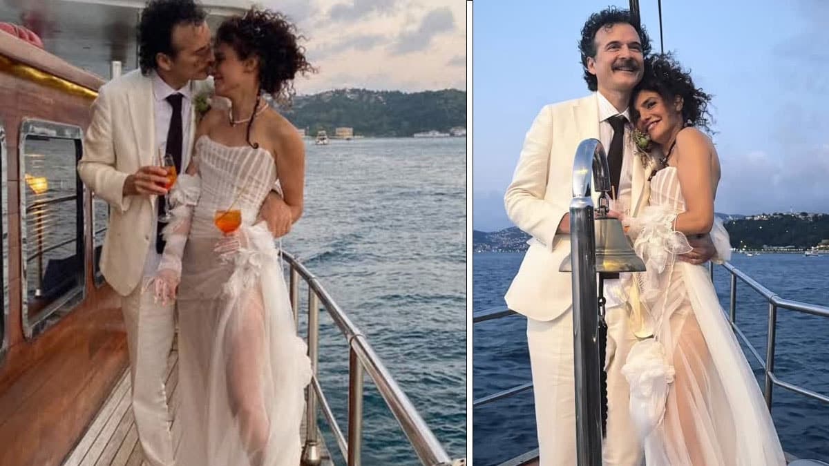 43 yaşında evlilik kararı alan ünlü isim transparan gelinliğiyle gündeme damga vurdu