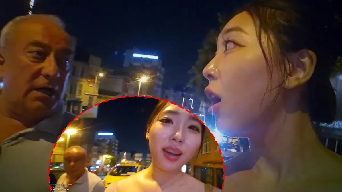 Taksim'de canlı yayında taciz! Koreli yayıncıya ahlaksız teklif