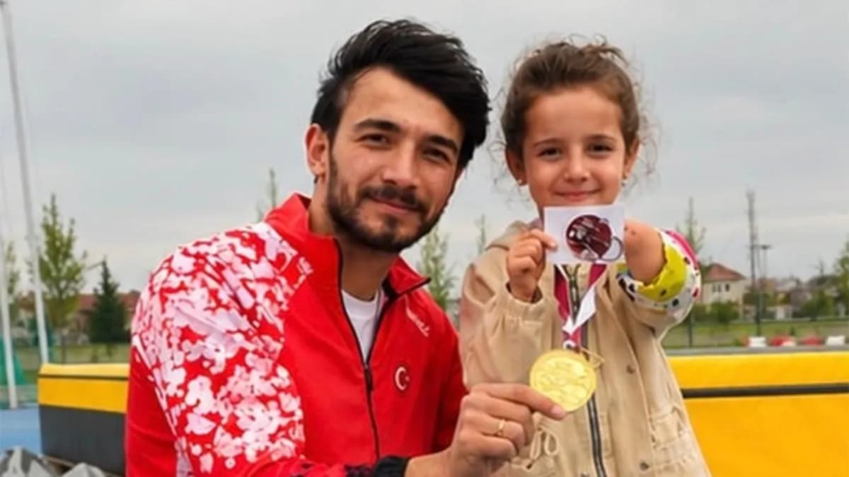 Paralimpik sporcu Ilgaz'ın küçük Ela'ya dokunan hareketi: 'Bir madalyadan daha kıymetli'
