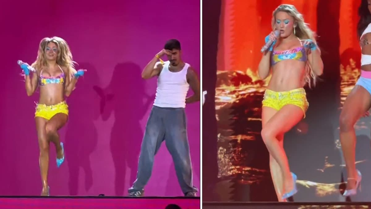 İlk kez İstanbul'da sahne alan Zara Larsson konserine Tarkan şarkısıyla çıktı: Hayranıyla sahnede dans etti