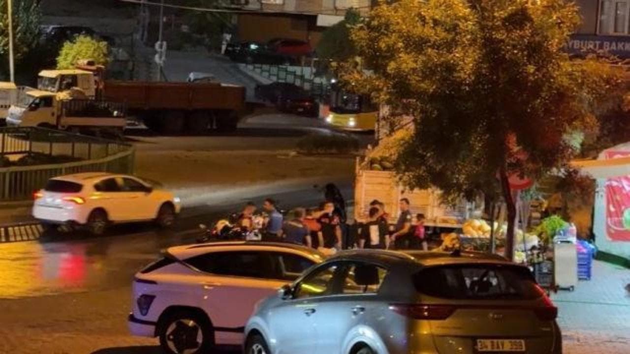 Kağıthane'de çöp kavgası kanlı bitti: Burnu kırılan kadının kardeşi bıçaklandı