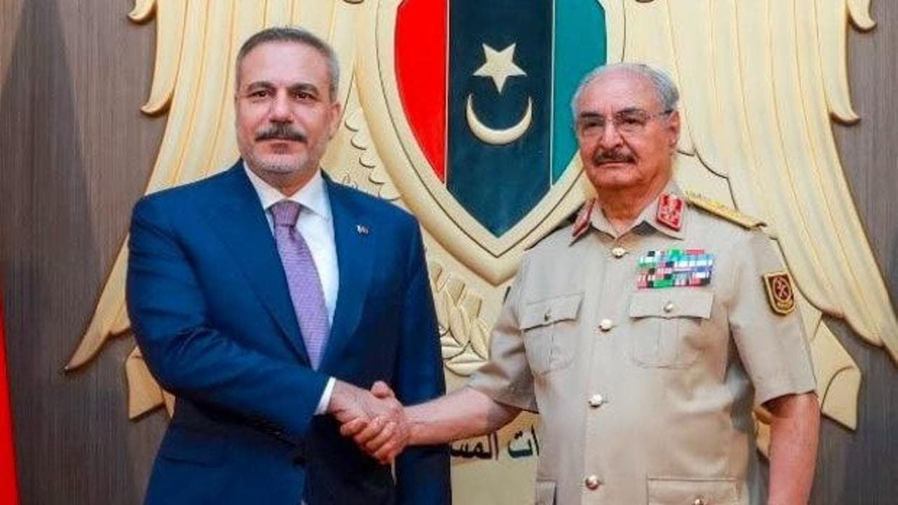 Bakan Fidan, Libya'nın doğusunda kritik diploması: Hafter'le masaya oturdu