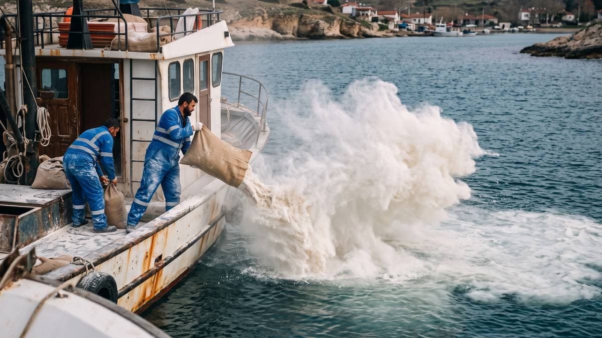 Denize döktükleri tonlarca unla tarihi başarıya imza attılar