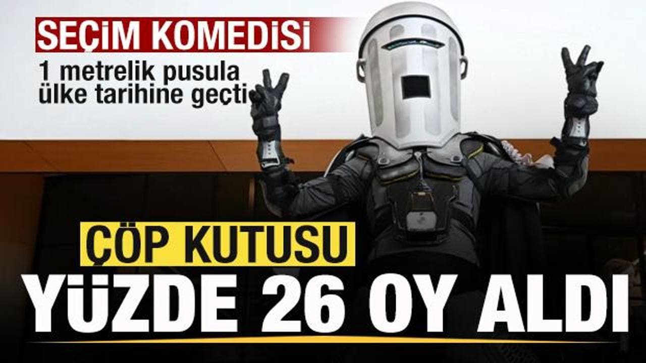 Ülke tarihine geçen seçim! Oy pusulası 1 metreye ulaştı! 'Çöp Kutusu' yüzde 26 oy aldı!