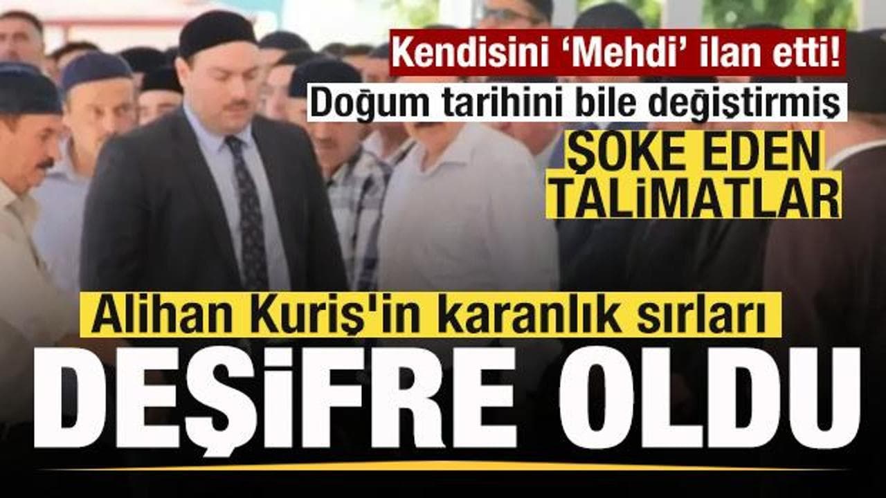 Süleymancılar'ın 'Mehdi'si Alihan Kuriş'in karanlık yüzü: Savcılık dosyasında milyarlık kayıt dışı gelir ve şifreli çanta talimatı