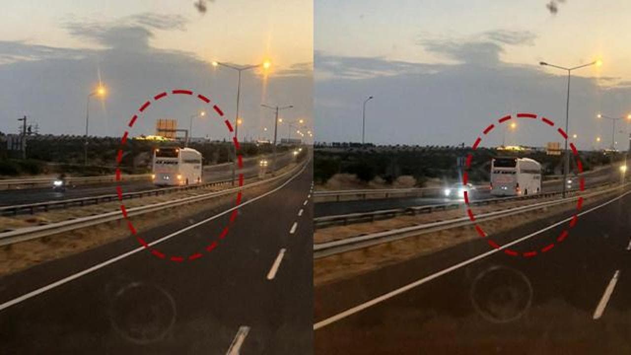 Şanlıurfa-Gaziantep Otoyolu'nda dehşet anları: Yolcu otobüsü ters yönde ilerledi