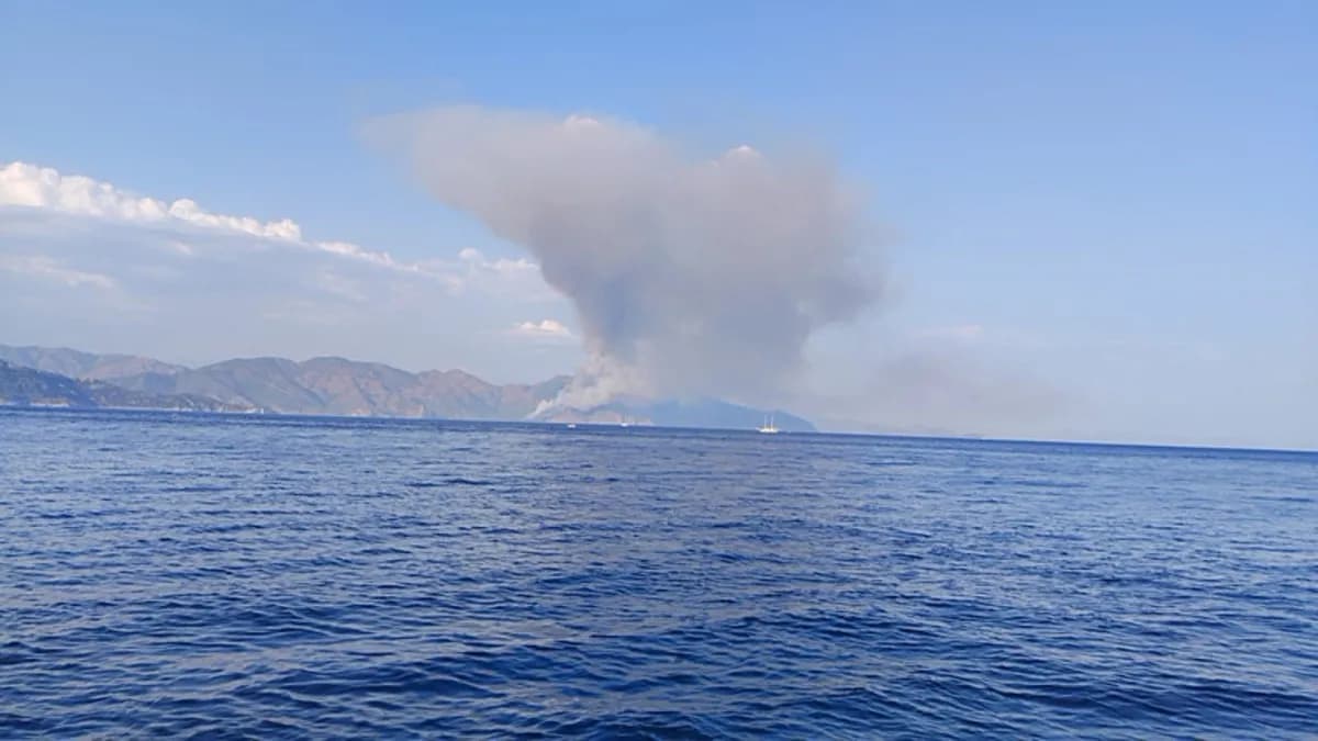 Marmaris'te ormanlık alanda alevler yükseldi: Ekipler seferber oldu