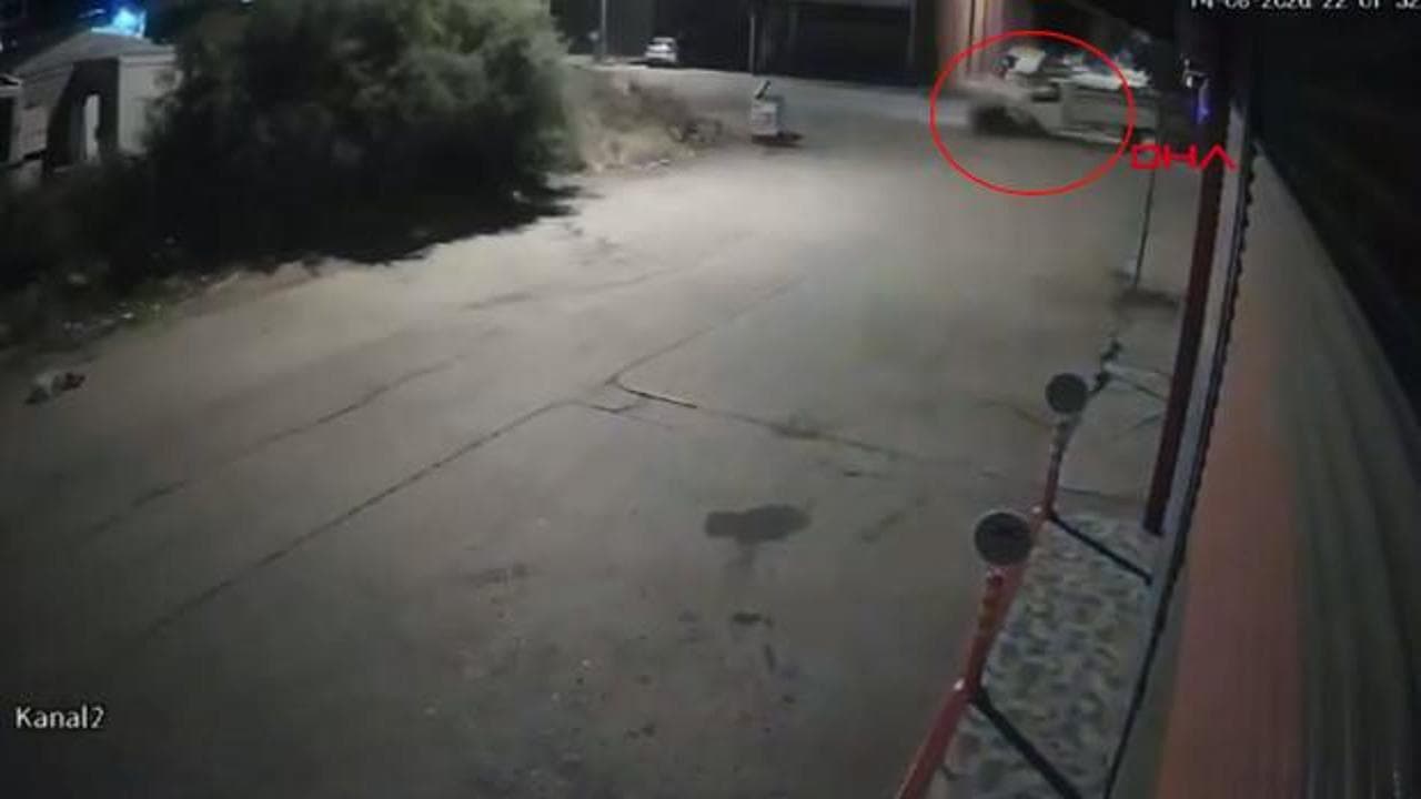 Polatlı'da motokuryenin ölümüne neden olan kazanın görüntüleri ortaya çıktı