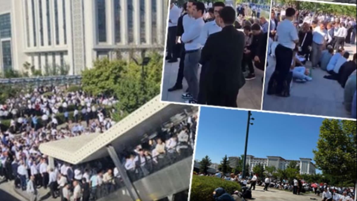 AKP'den saatler sonra aynı meydana tarikat çıktı