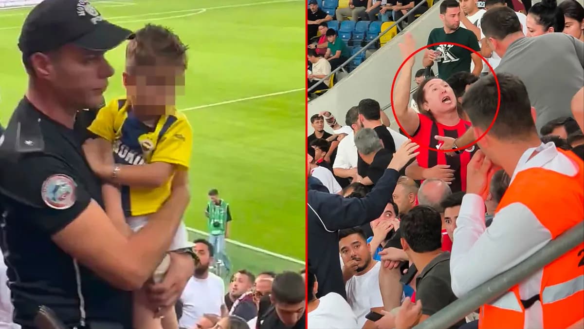 Gençlerbirliği-Fenerbahçe maçında skandal! Tribünde küçük taraftarın yardımına koşan komiser yardımcısı o anları anlattı