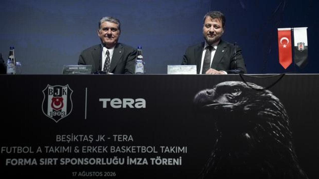 Beşiktaş, Tera Yatırım Holding ile forma sırt sponsorluğu anlaşması imzaladı