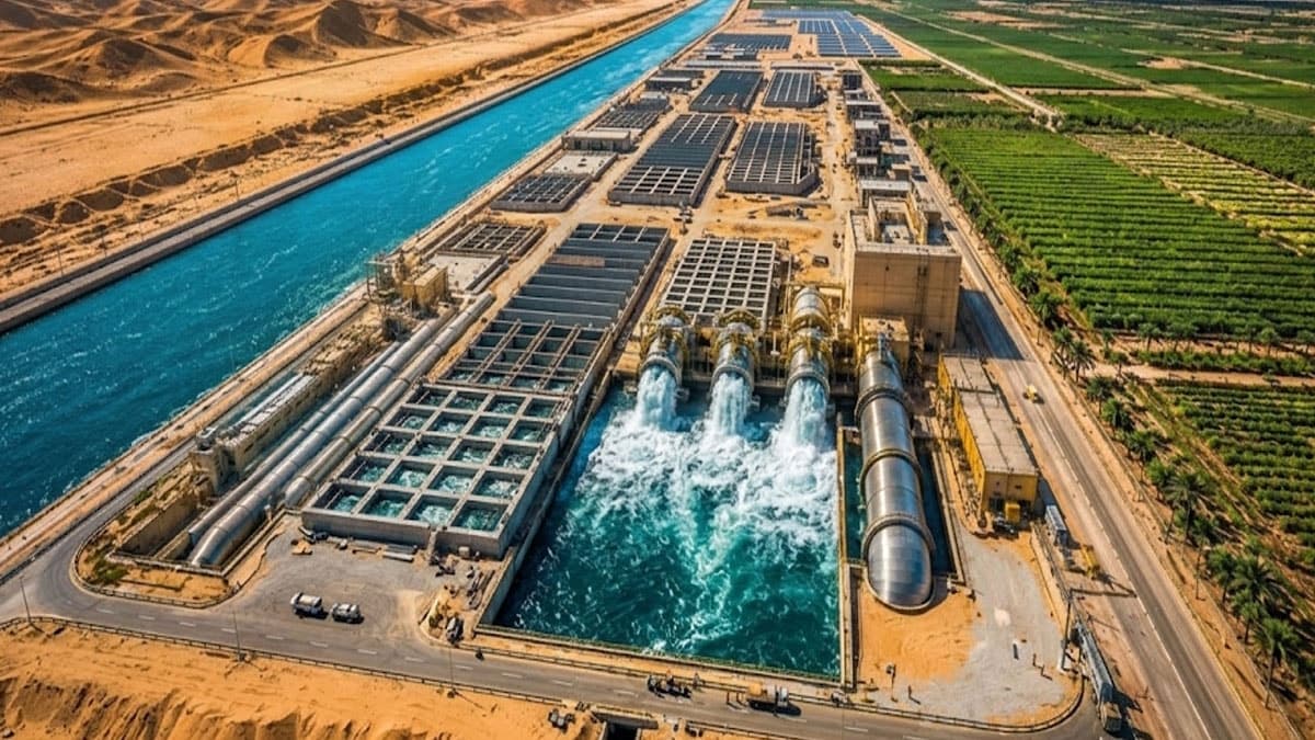 Çölün kalbinde saniyede 87 bin litre su devasa bir projeyi hayata geçirecek