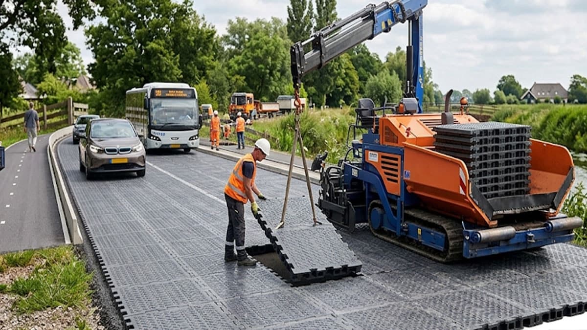 Devrim niteliğinde buluş: Atık plastikten yol inşası dönemi başlıyor