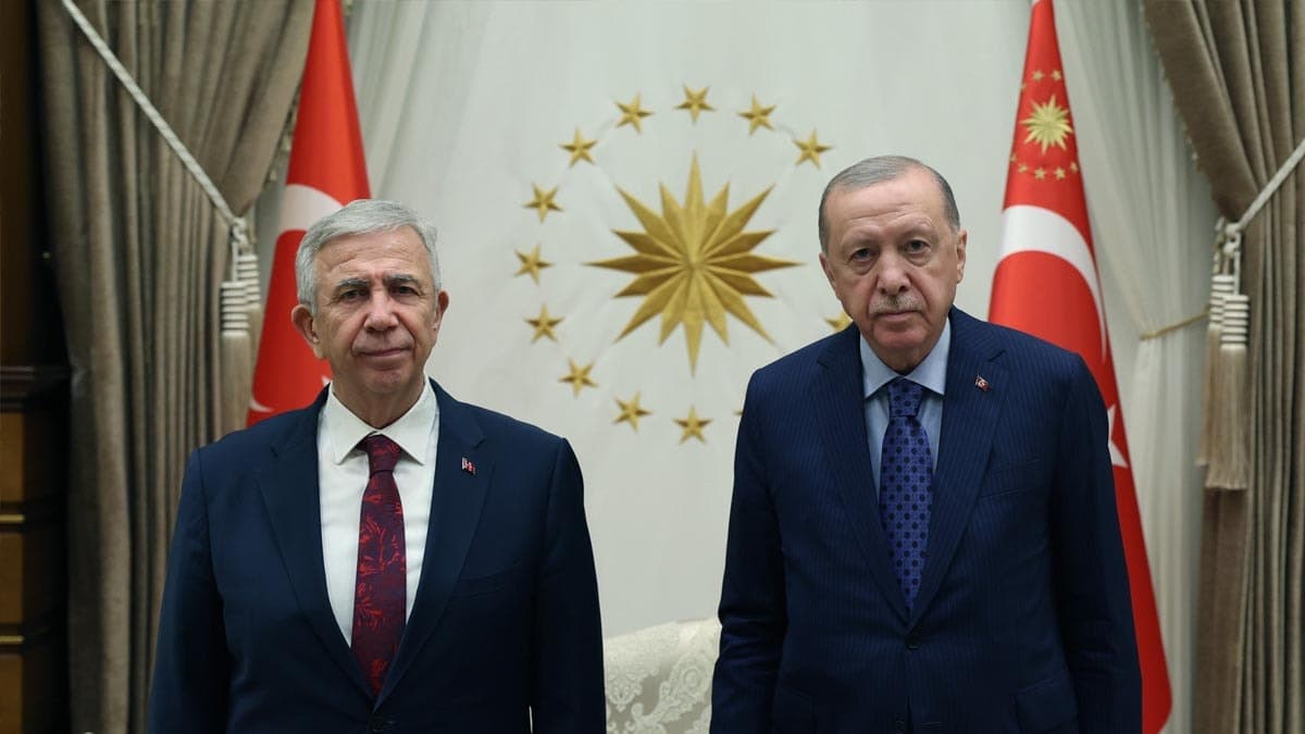 Cumhurbaşkanı Erdoğan, Mansur Yavaş ile görüştü