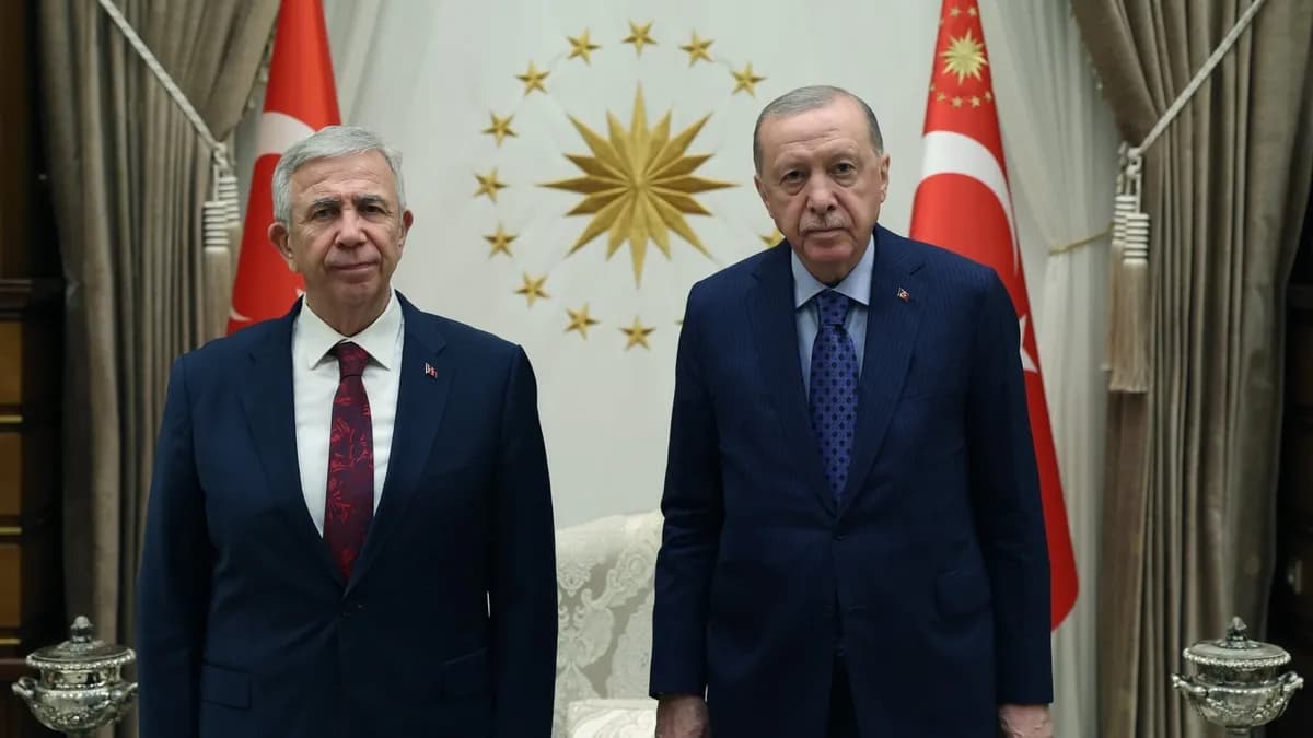 Cumhurbaşkanı Erdoğan, Ankara Büyükşehir Belediye Başkanı Mansur Yavaş'ı Beştepe'de kabul etti
