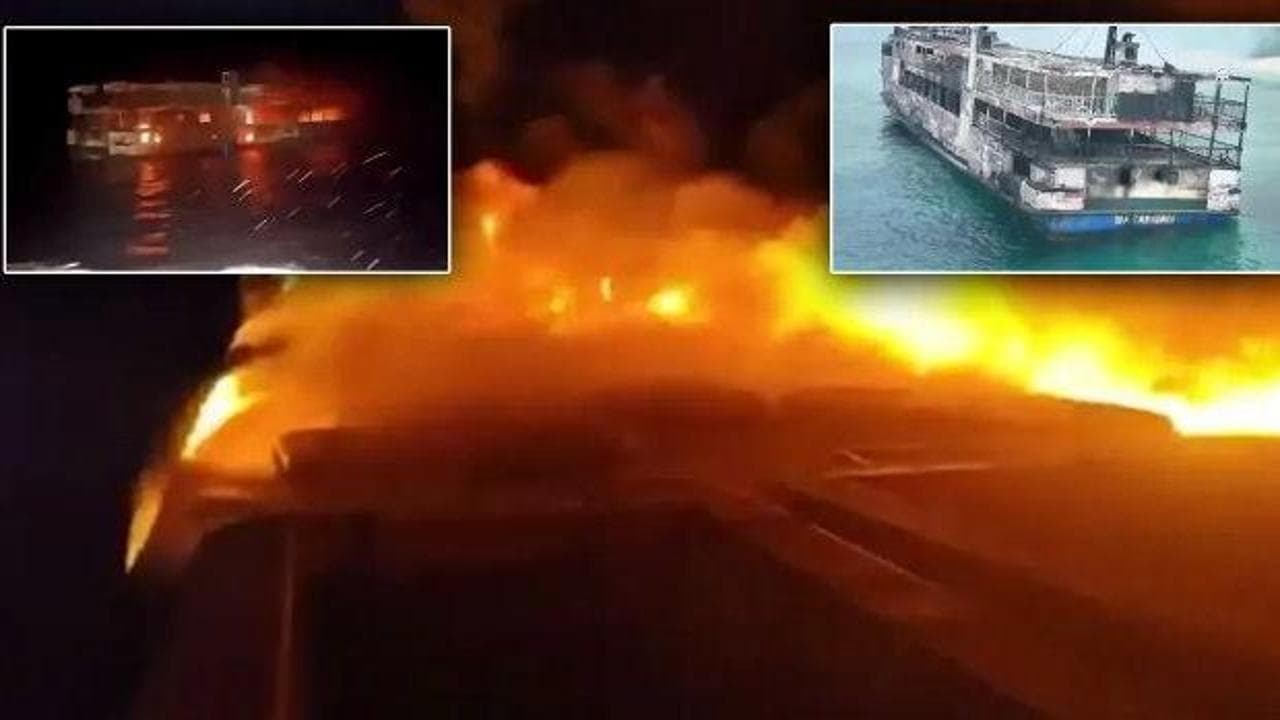 Filipinler'de yolcu feribotunda dehşet: Alevlere teslim olan gemide 5 kişi öldü, 87 kişi kayıp