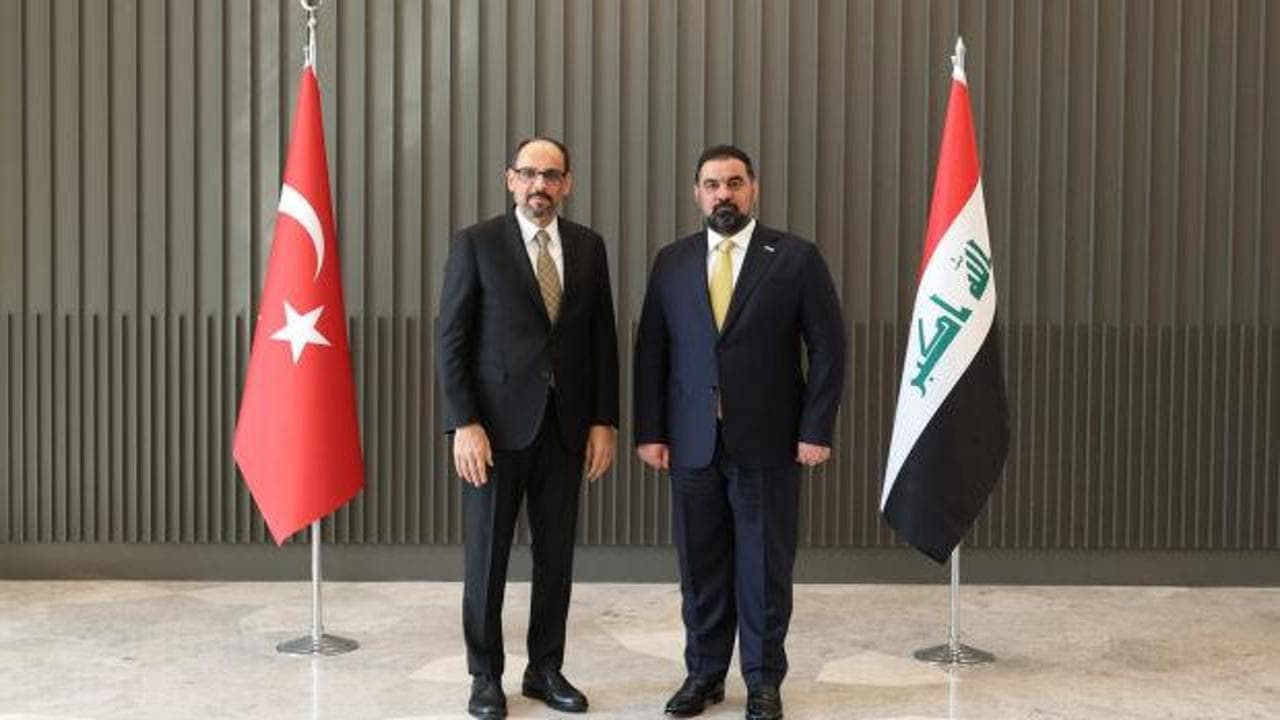 Ankara'da diplomasi trafiği: MİT Başkanı Kalın, Irak Meclis Başkanı Halbusi ile görüştü