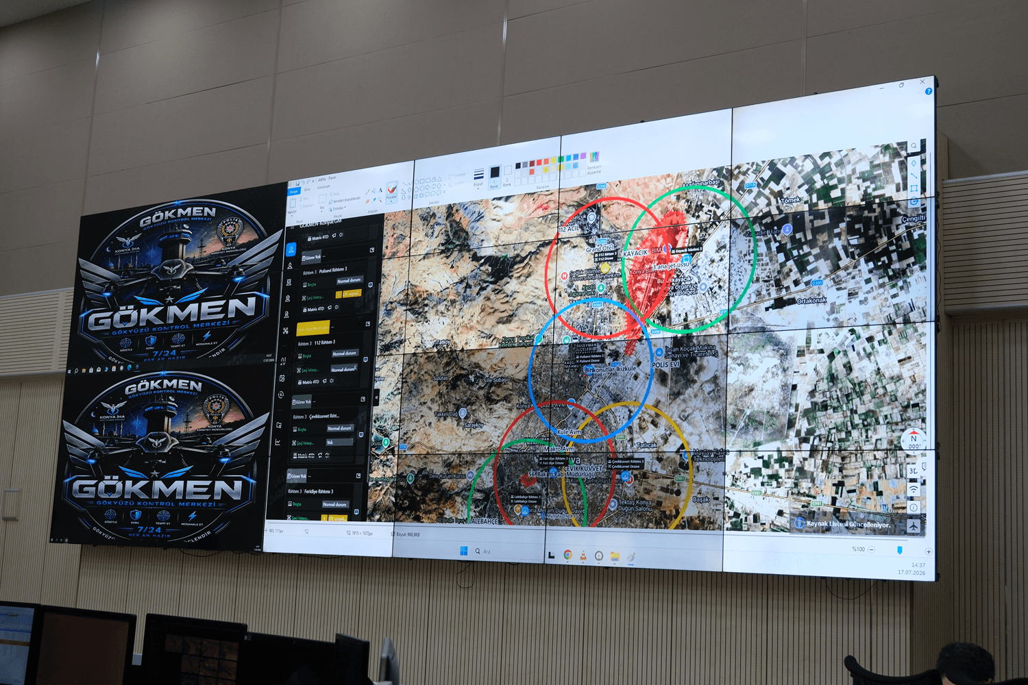 Konya Emniyeti'nden Türkiye'de Bir İlk: Yapay Zekâ Destekli 'Gökmen' Dron Sistemi Devrede