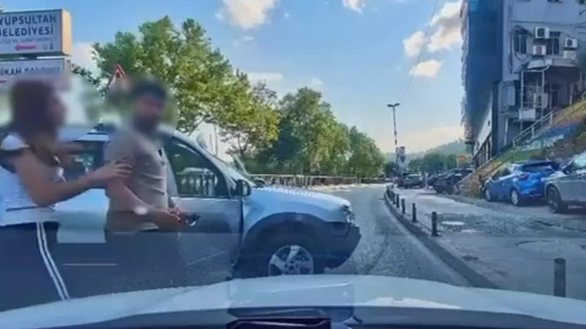 Trafikte tartıştığı sürücüye 'kafanı keserim' diyen kişiye ceza verildi