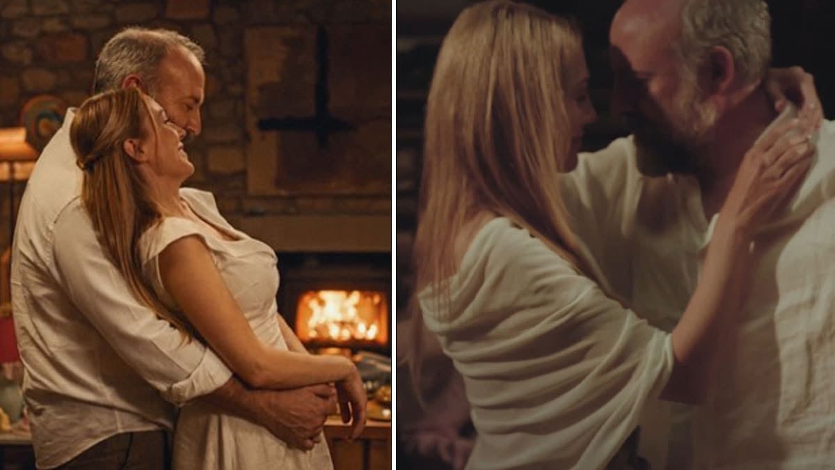 Meryem Uzerli ve Halit Ergenç’ten romantik sirtaki: Yıllar sonra aynı filmde buluştular