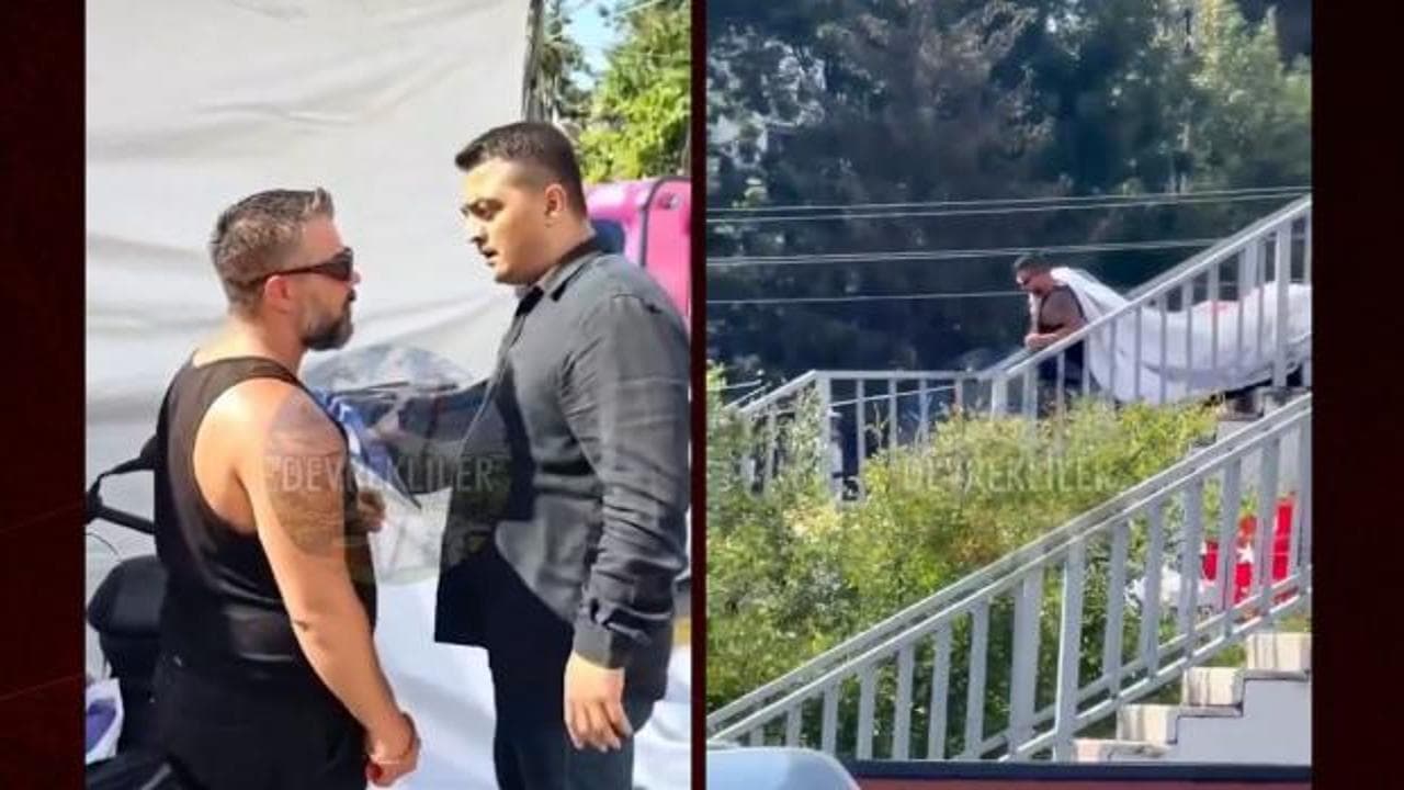 Devrek'te Cumhurbaşkanı afişini söken şahıs belediye çalışanlarına yakalandı
