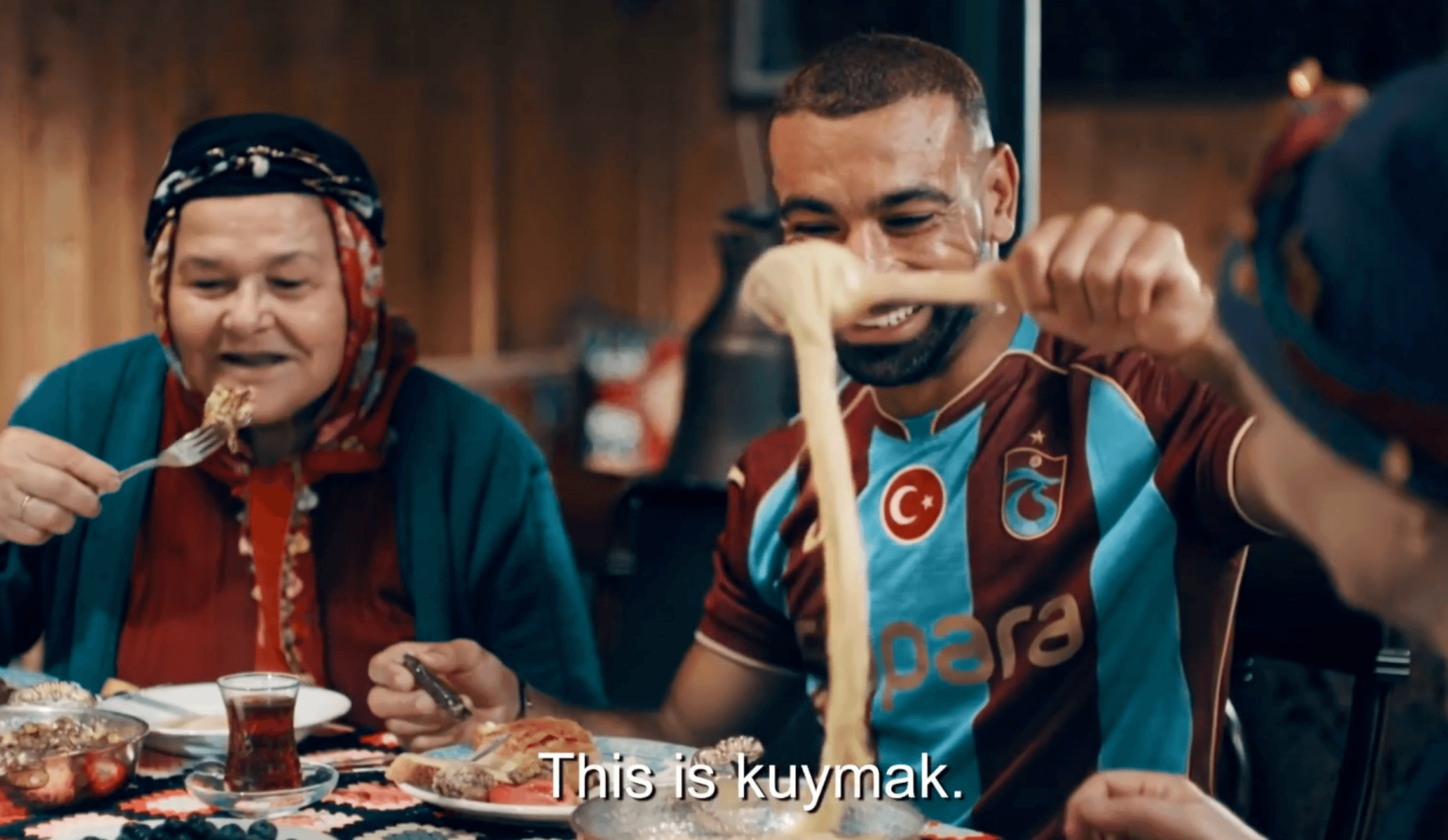 Salah'ın kuymak yaptığı video sosyal medyayı salladı