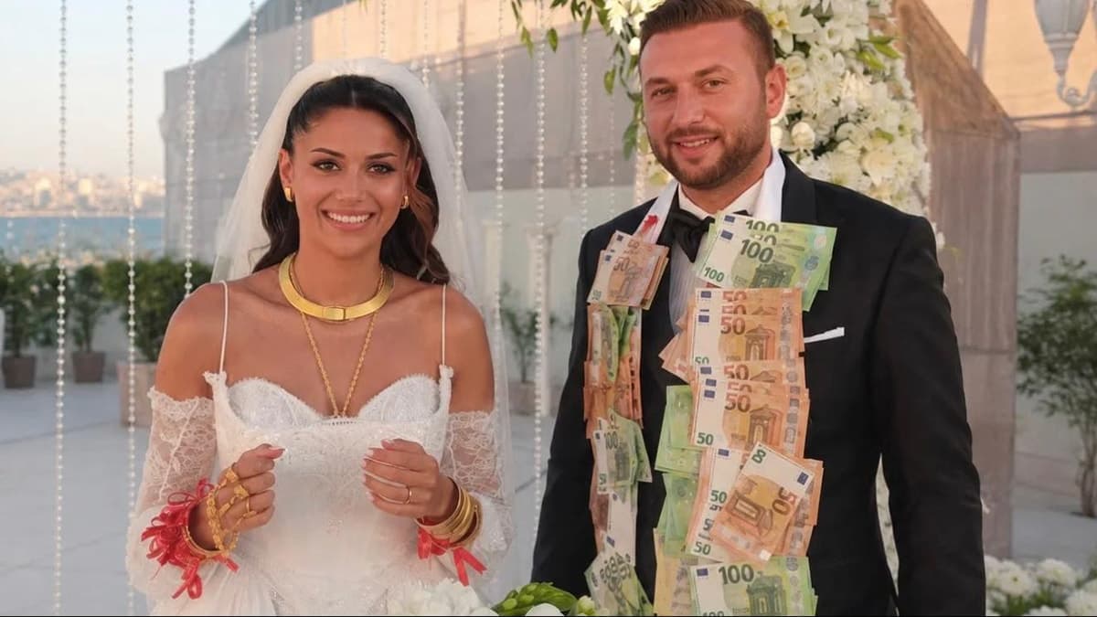 İki ülkeden kaçak olarak aranan çift milyonluk düğünle gündem oldu