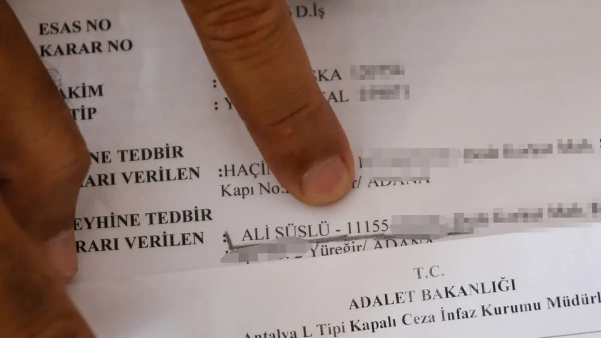 Antalya'da akılalmaz olay: İsmi yüzünden 10 gün hapis yattı