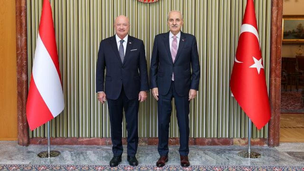 Kurtulmuş, Avusturya Şansölyesi Stocker'ı TBMM'de ağırladı: İkili ilişkiler masaya yatırıldı