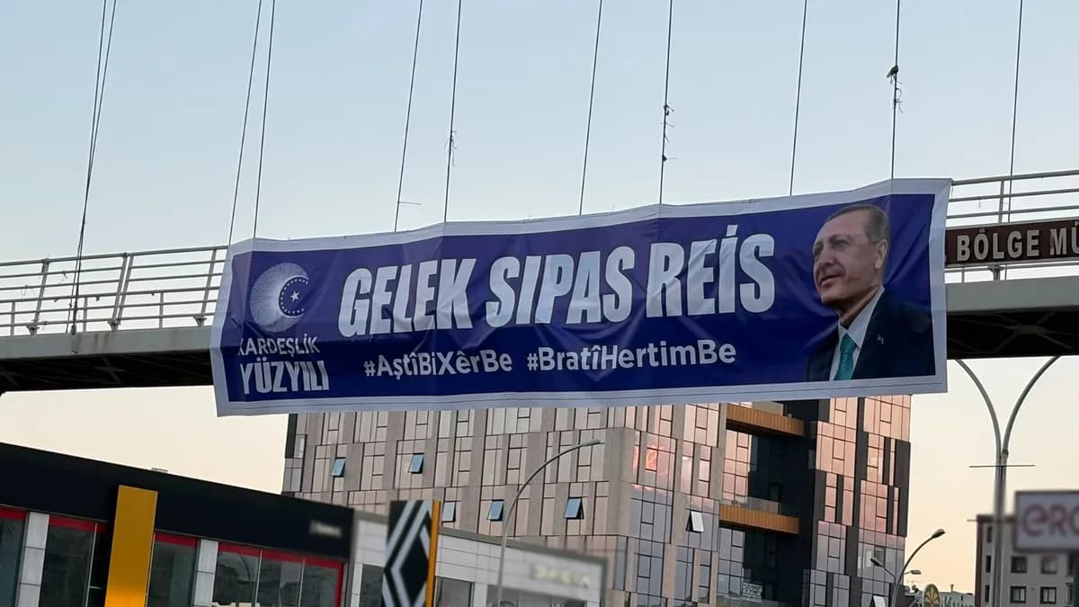 Diyarbakır'dan Başkan Erdoğan'a Kürtçe teşekkür: 'Gelek Sıpas Reis'