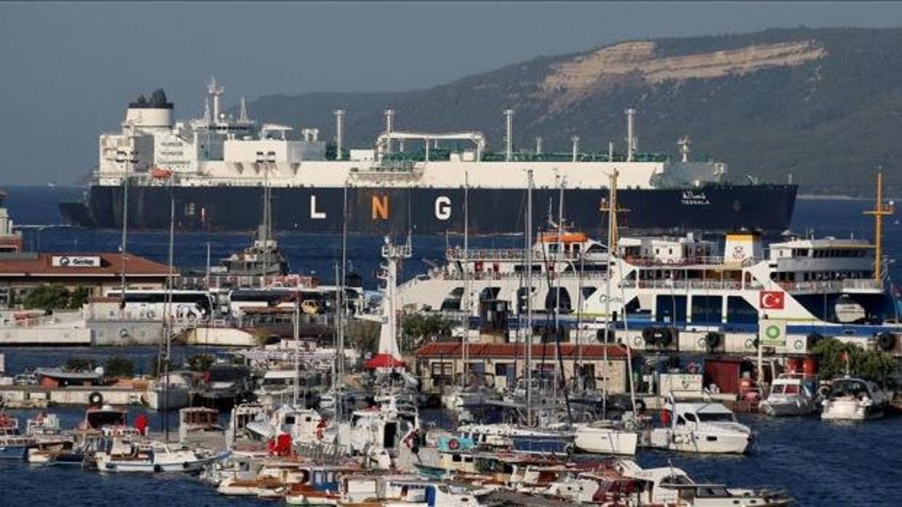 Cezayir'den yola çıkan LNG gemisi Marmara Ereğlisi Terminali'ne demirledi