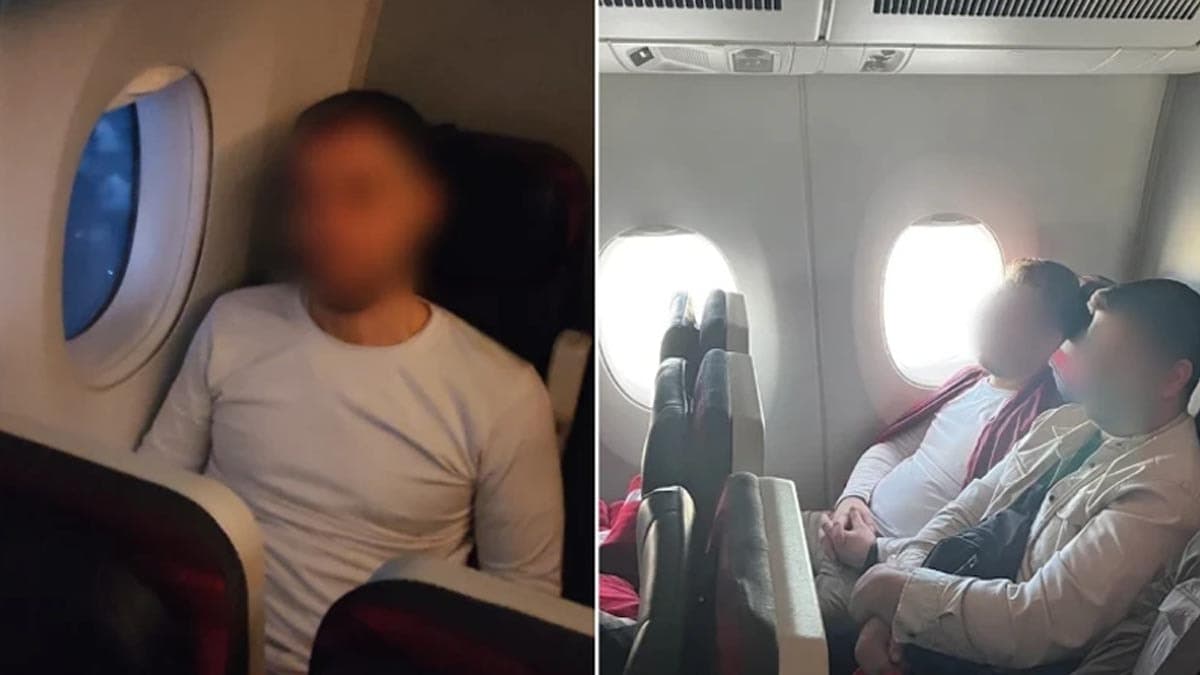 Sınırdan kaçtı ama uçakta yakayı ele verdi! 'Uçakta bomba var' paniği