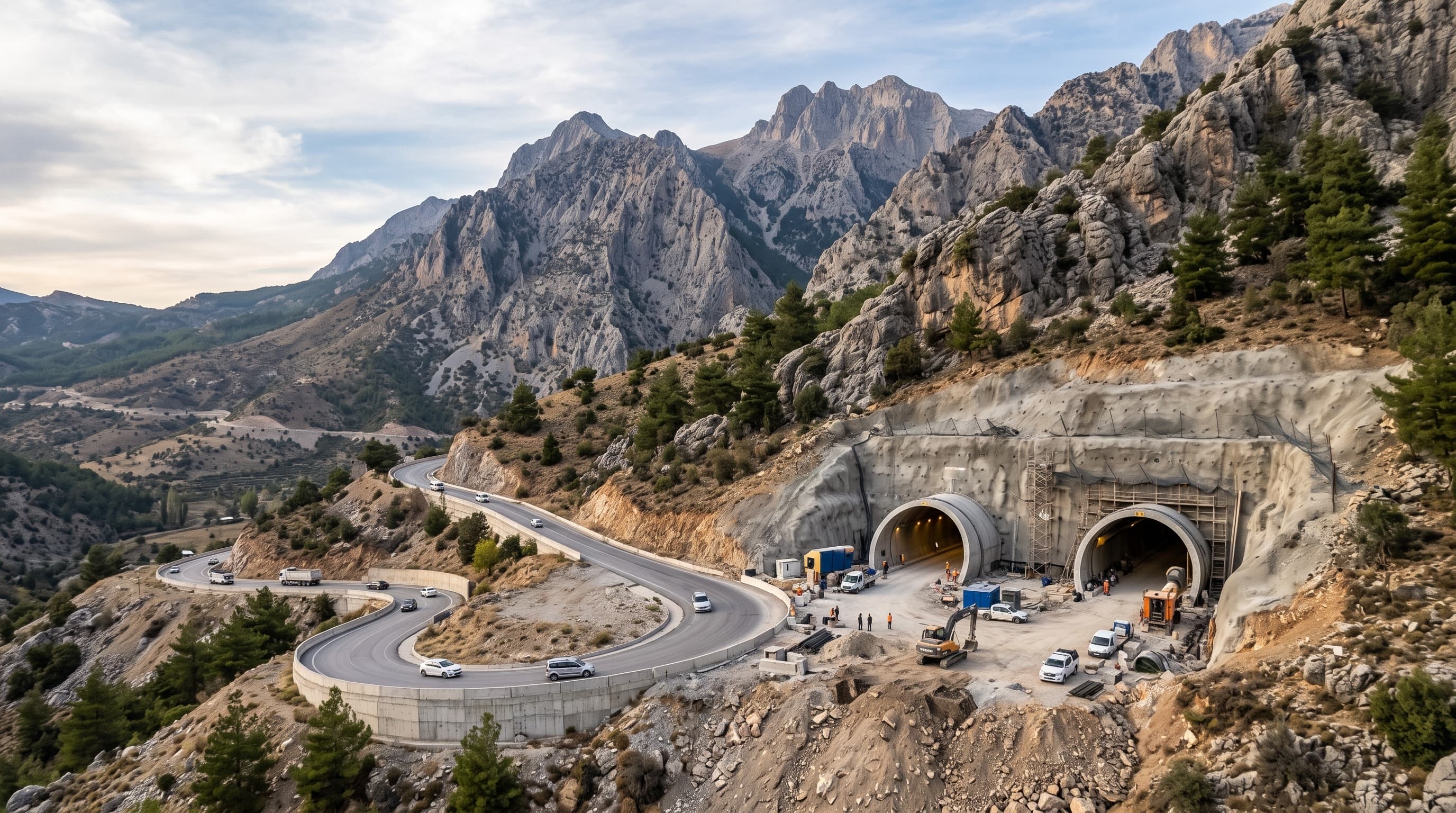 Türkiye'de dağın altına dev tünel inşa ediliyor: İki şehir arasındaki ulaşım çilesini bitirecek