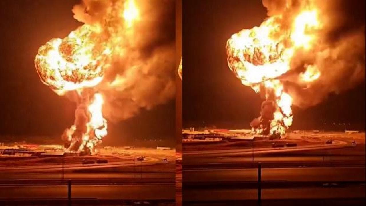 Irak'ın Süleymaniye kentinde yakıt tesisinde çıkan yangında 30 kişi yaralandı