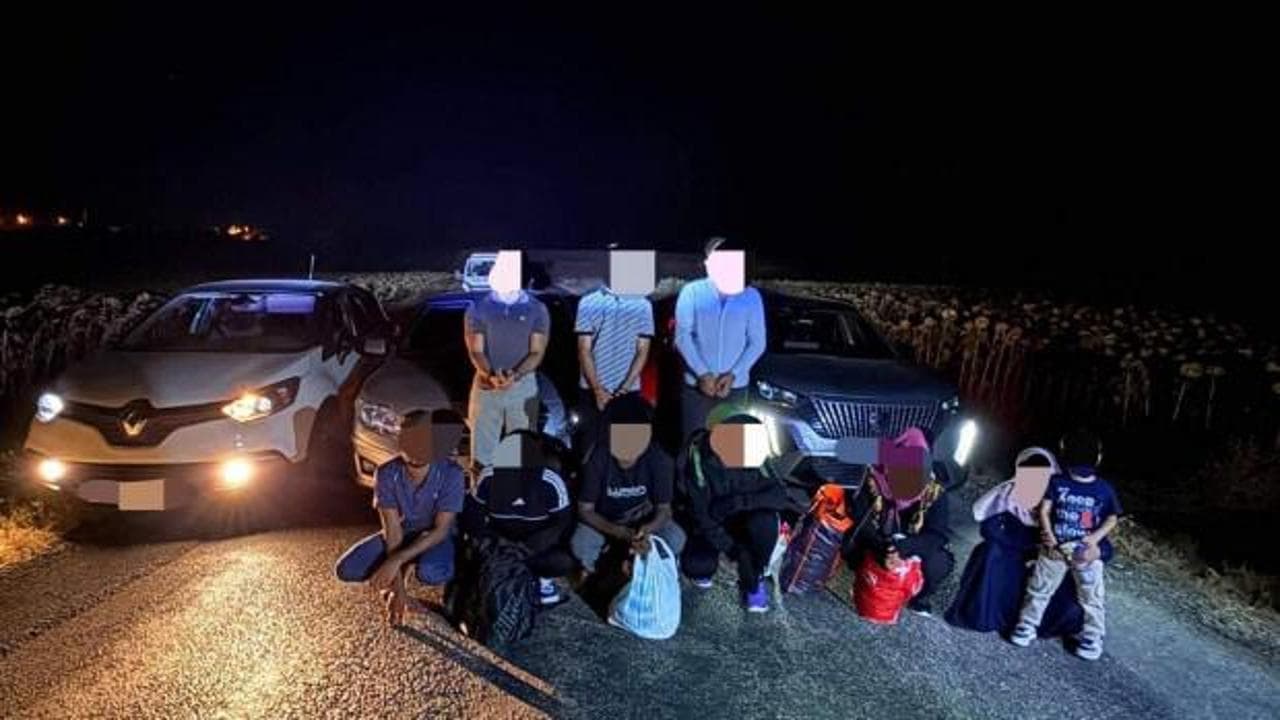 Edirne'de Avrupa'ya geçiş hazırlığındaki 7 kaçak göçmen kıskıvrak yakalandı