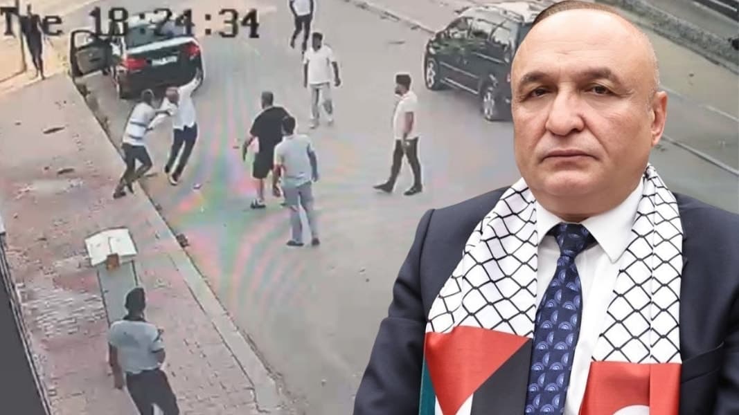 Milletvekili Melih Meriç'e bıçaklı saldırı: Saldırı anı güvenlik kamerasında