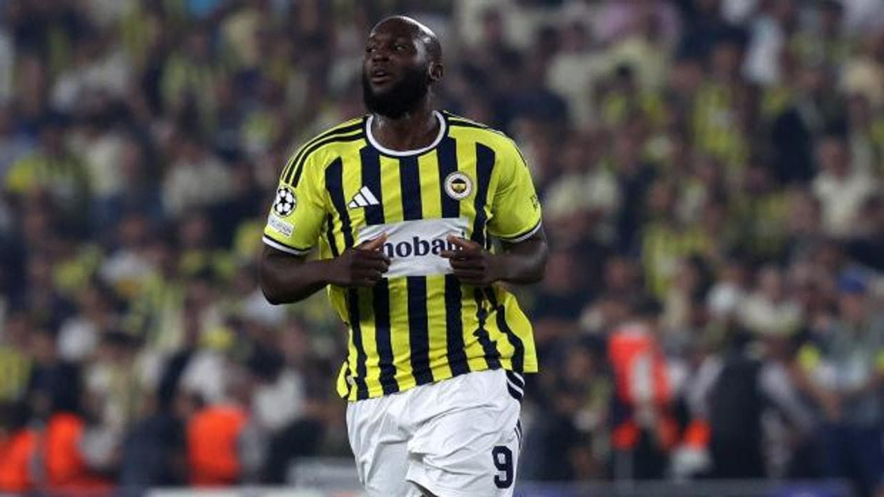 Lukaku, Fenerbahçe formasıyla ilk kez sahne aldı