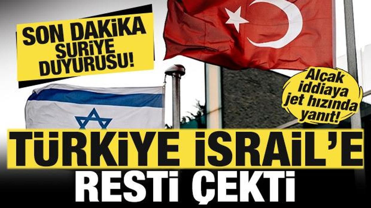 Türkiye'den İsrail'e Sert Yanıt: Suriye İstikrarsızlaştırılmasına Asla İzin Vermeyeceğiz