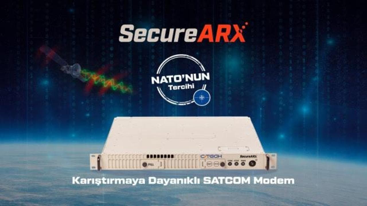 CTech'in NATO'ya Tedarik Ettiği Uydu Haberleşme Modemi Ödüle Layık Görüldü