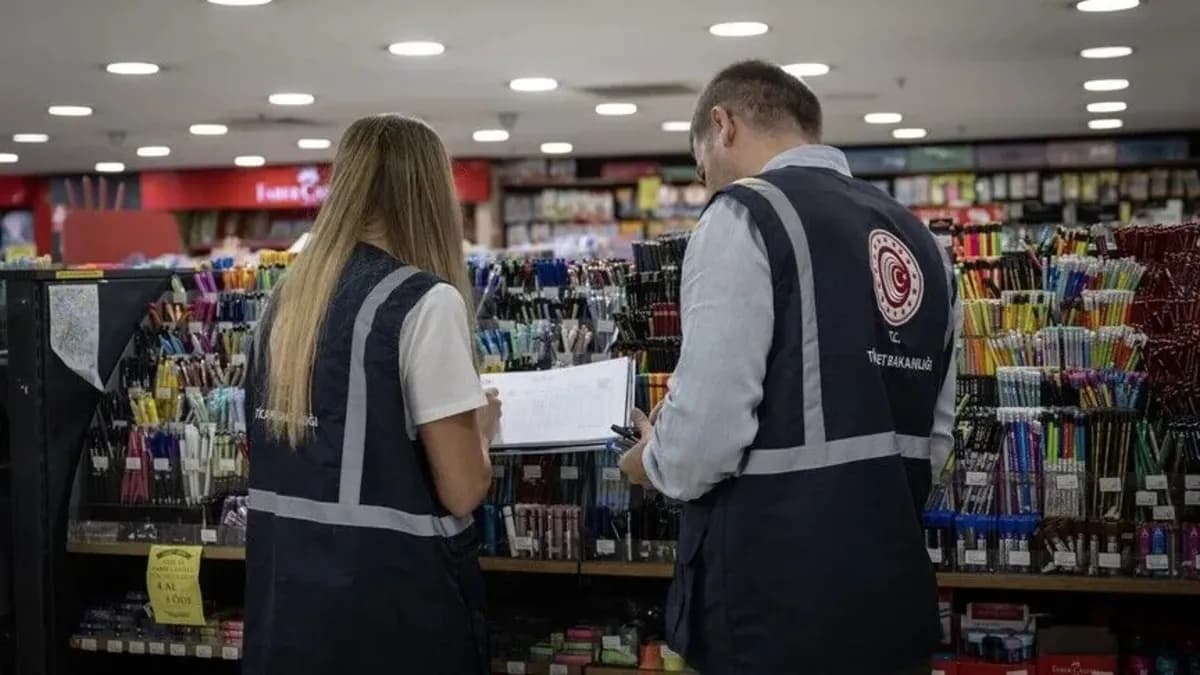 Ticaret Bakanlığı kırtasiye sektörüne sıkı denetim başlattı: 5 günde 367 firmaya yaptırım