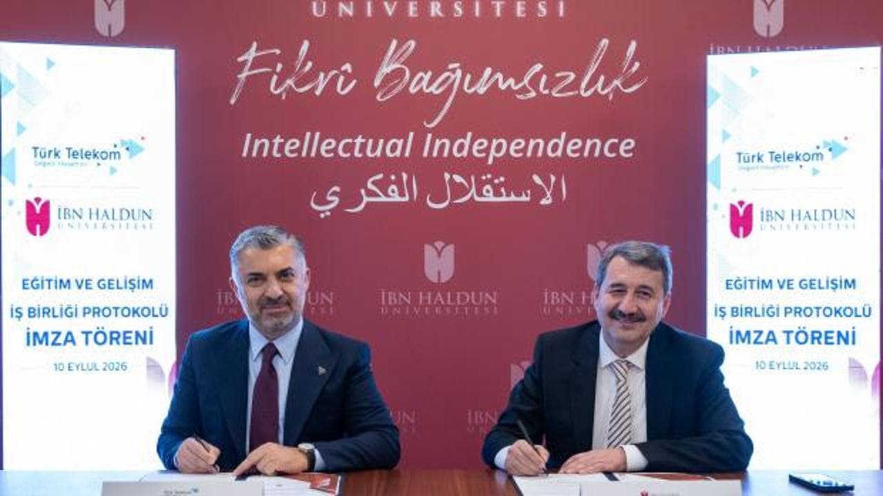 Türk Telekom ile İbn Haldun Üniversitesi arasında eğitim iş birliği protokolü imzalandı