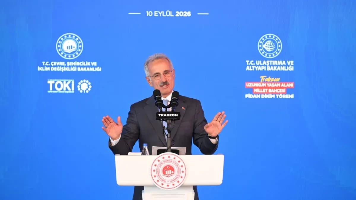 Bakan Uraloğlu'ndan Samsun-Trabzon hızlı tren hattı için tarih açıklaması