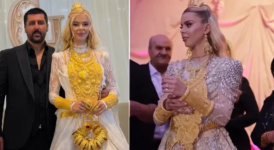 Şok iddia: Ünlü sporcunun kilos altın takılan düğünü mizansen çıktı